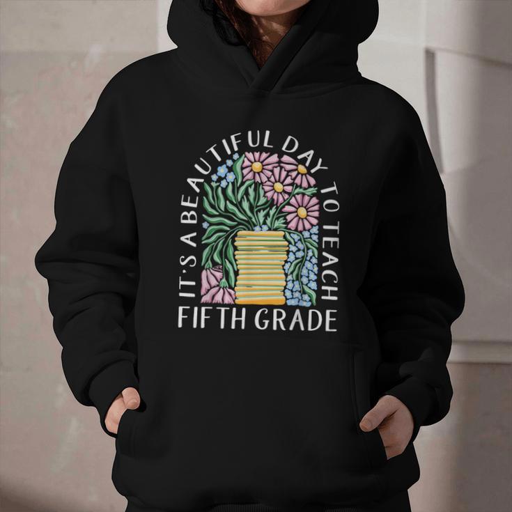 It's A Beautiful Day To Teach Fifth Grade Back To School Graphic Youth Hoodie It's A Beautiful Day To Teach Fifth Grade Back To School Graphic Youth Hoodie
