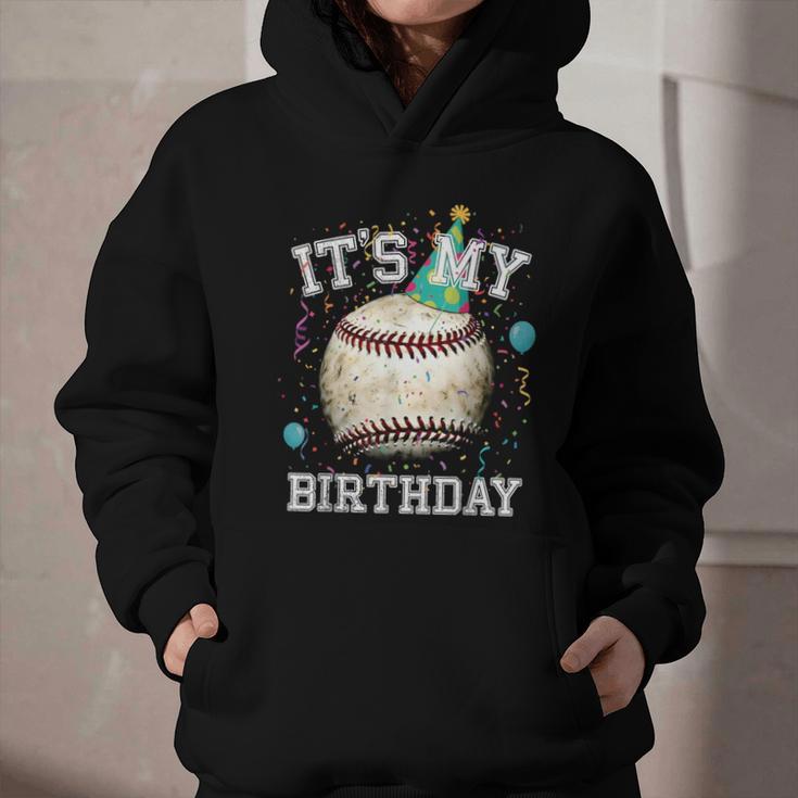 Its My Birthday Vintage Baseball Celebration For Men Kids Graphic Youth Hoodie Its My Birthday Vintage Baseball Celebration For Men Kids Graphic Youth Hoodie