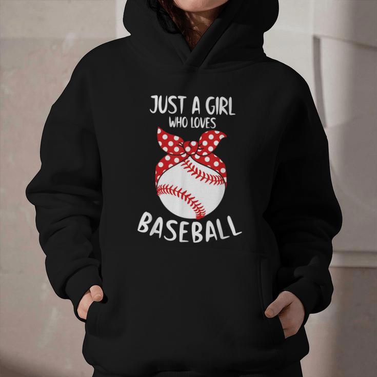 Just A Girl Who Loves Baseball Cute Retro Baseball Lover Graphic Youth Hoodie Just A Girl Who Loves Baseball Cute Retro Baseball Lover Graphic Youth Hoodie