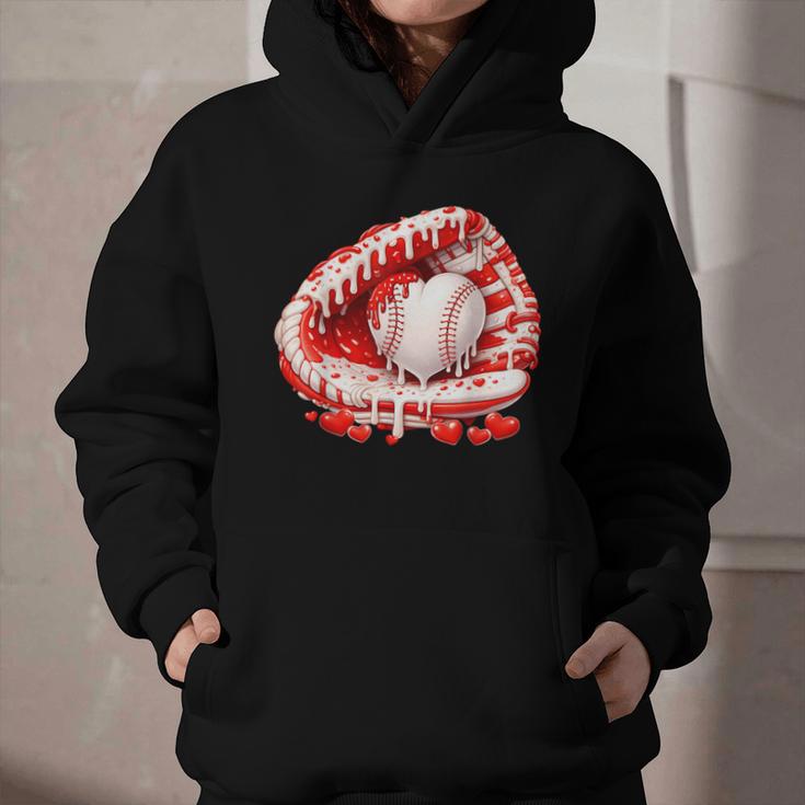 Kid Drip Ice Cream Baseball Heart Catcher Valentines Day Boy Graphic Youth Hoodie Kid Drip Ice Cream Baseball Heart Catcher Valentines Day Boy Graphic Youth Hoodie