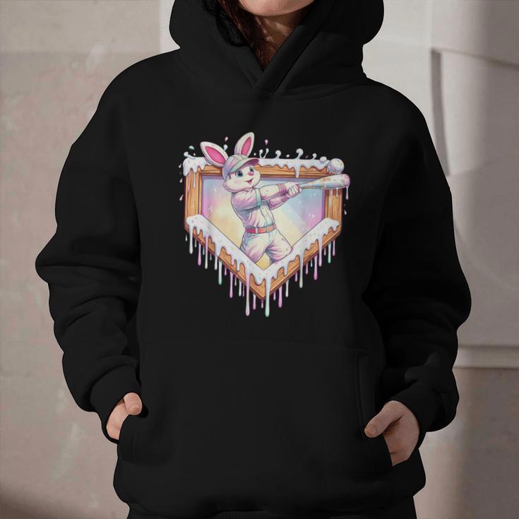 Kids Happy Easter Bunny Playing Baseball Boy Ice Cream Drip Graphic Youth Hoodie Kids Happy Easter Bunny Playing Baseball Boy Ice Cream Drip Graphic Youth Hoodie