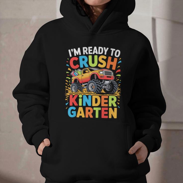 Kids I'm Ready To Crush Kindergarten Shirt Back To School Boy Graphic Youth Hoodie Kids I'm Ready To Crush Kindergarten Shirt Back To School Boy Graphic Youth Hoodie