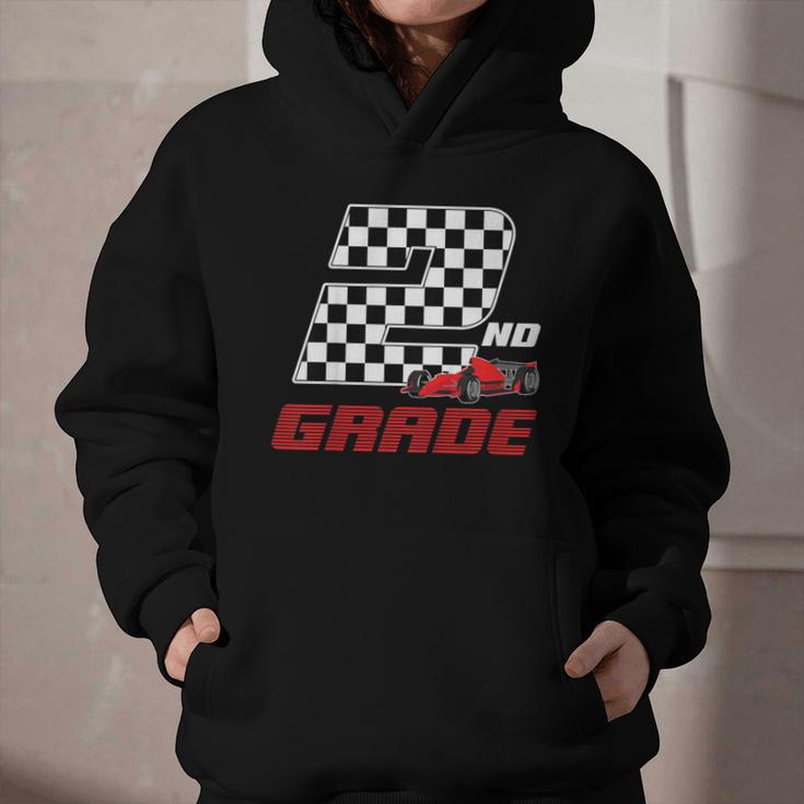 Kids Race Car 2nd Second Grade Boys Cars Lovers Back To School Graphic Youth Hoodie Kids Race Car 2nd Second Grade Boys Cars Lovers Back To School Graphic Youth Hoodie