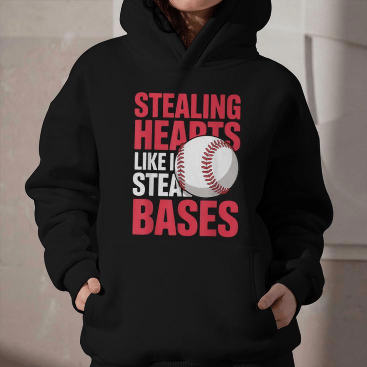 Kids Stealing Hearts Like I Steal Bases Cute Baseball Boys Graphic Youth Hoodie Kids Stealing Hearts Like I Steal Bases Cute Baseball Boys Graphic Youth Hoodie
