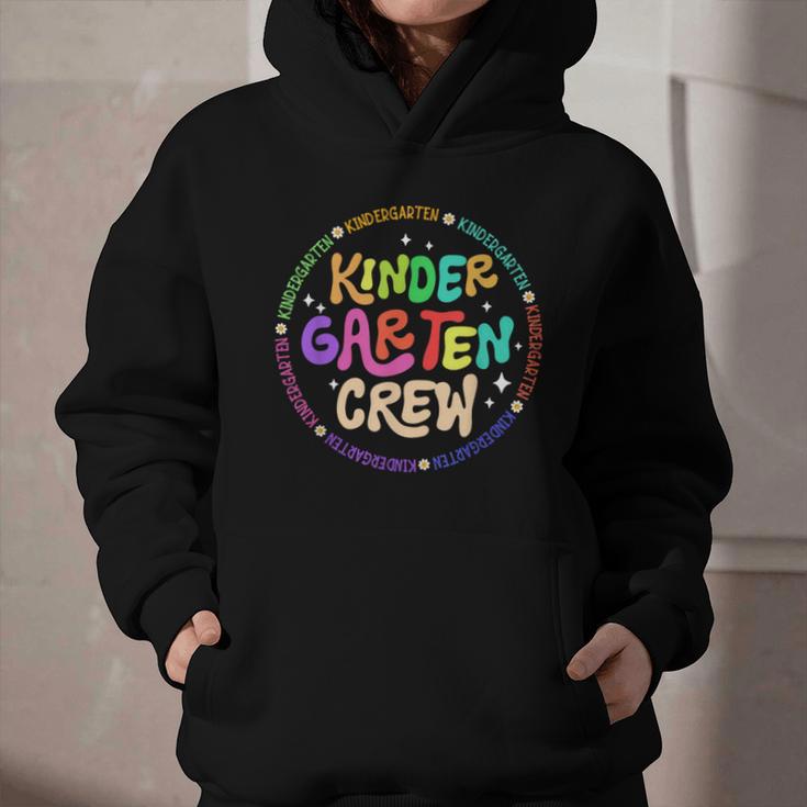 Kindergarten Crew Team Back To School 1st Day Of School Graphic Youth Hoodie