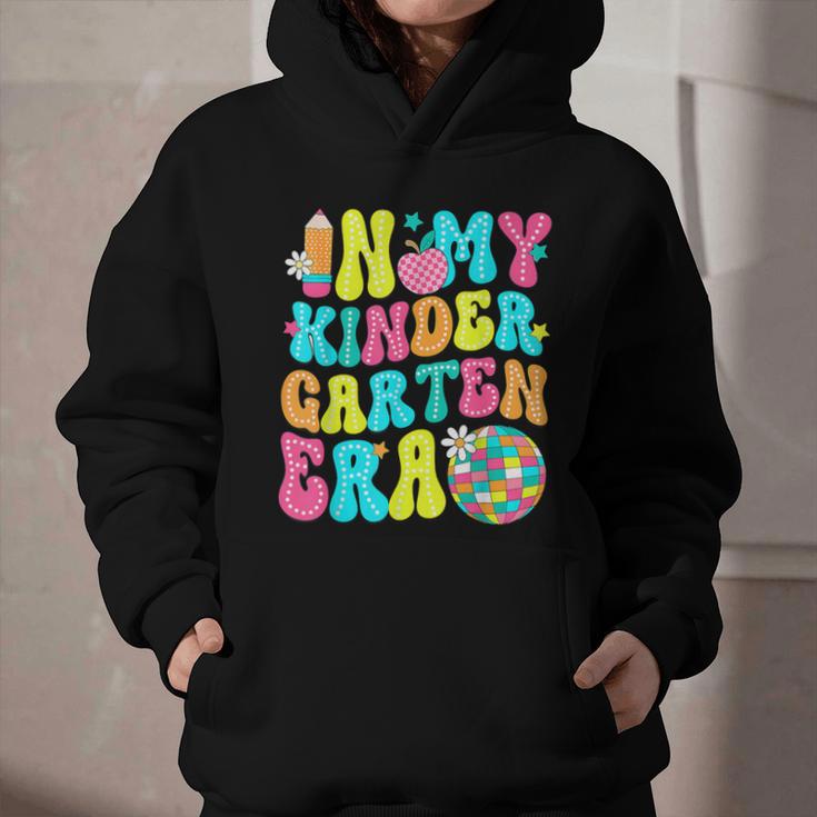 In My Kindergarten Era Groovy Back To School Graphic Youth Hoodie