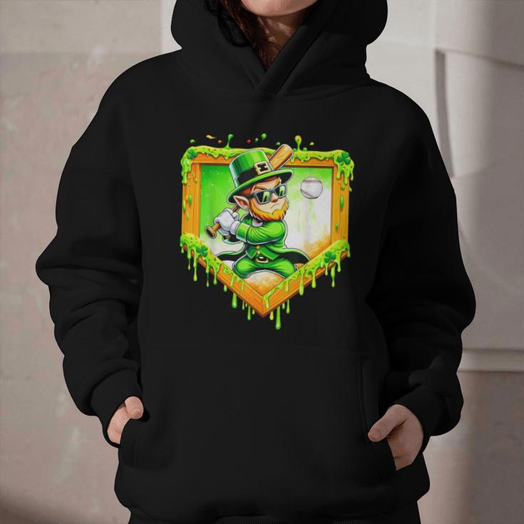 Leprechaun Baseball St Patricks Day Ice Cream Drip Men Boys Graphic Youth Hoodie Leprechaun Baseball St Patricks Day Ice Cream Drip Men Boys Graphic Youth Hoodie