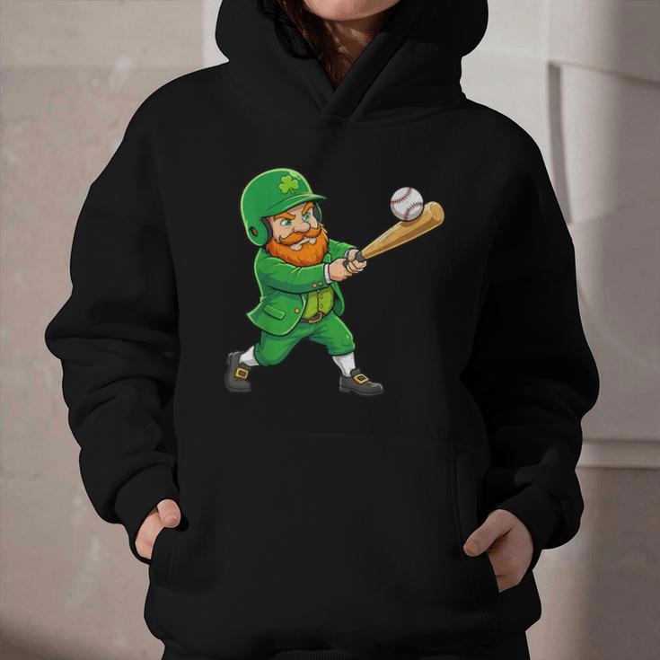 Leprechaun Playing Baseball St Patricks Day Men Boys Kids Graphic Youth Hoodie Leprechaun Playing Baseball St Patricks Day Men Boys Kids Graphic Youth Hoodie