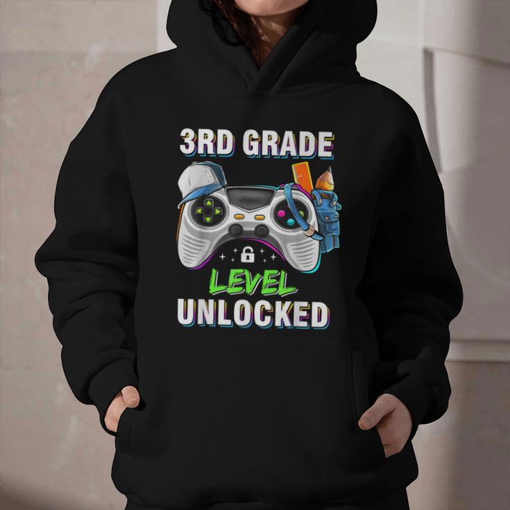 Level 3rd Grade Unlocked Back To School First Day Boys Kids Graphic Youth Hoodie Level 3rd Grade Unlocked Back To School First Day Boys Kids Graphic Youth Hoodie