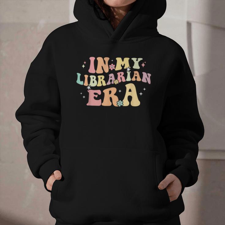 In My Librarian Era Retro Back To School Bookworm Book Lover Graphic Youth Hoodie In My Librarian Era Retro Back To School Bookworm Book Lover Graphic Youth Hoodie