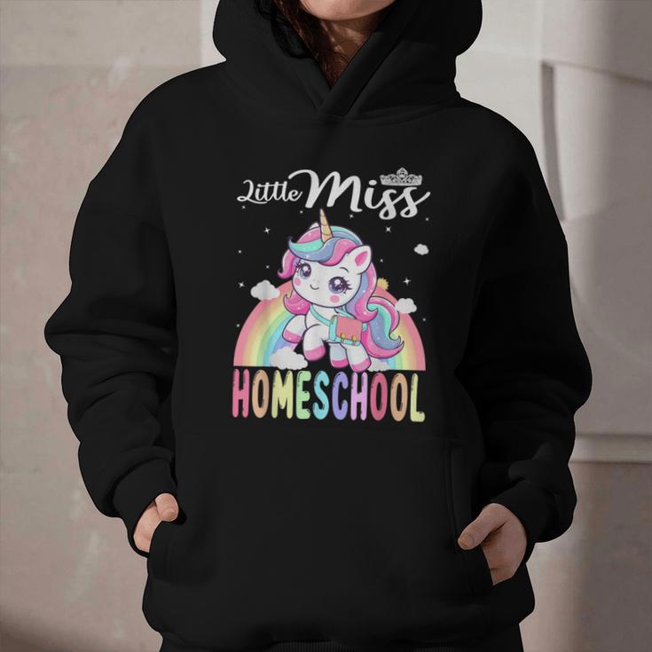 Little Miss Homeschool Back To School Girls Homeschool Graphic Youth Hoodie Little Miss Homeschool Back To School Girls Homeschool Graphic Youth Hoodie