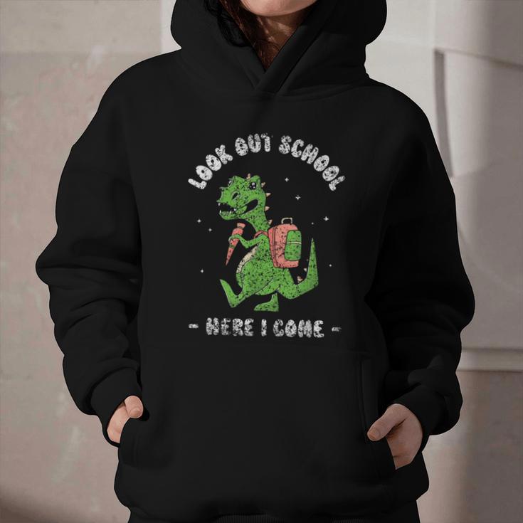 Look Out School Here I Come Grade Kids Pupil Back To School Graphic Youth Hoodie Look Out School Here I Come Grade Kids Pupil Back To School Graphic Youth Hoodie