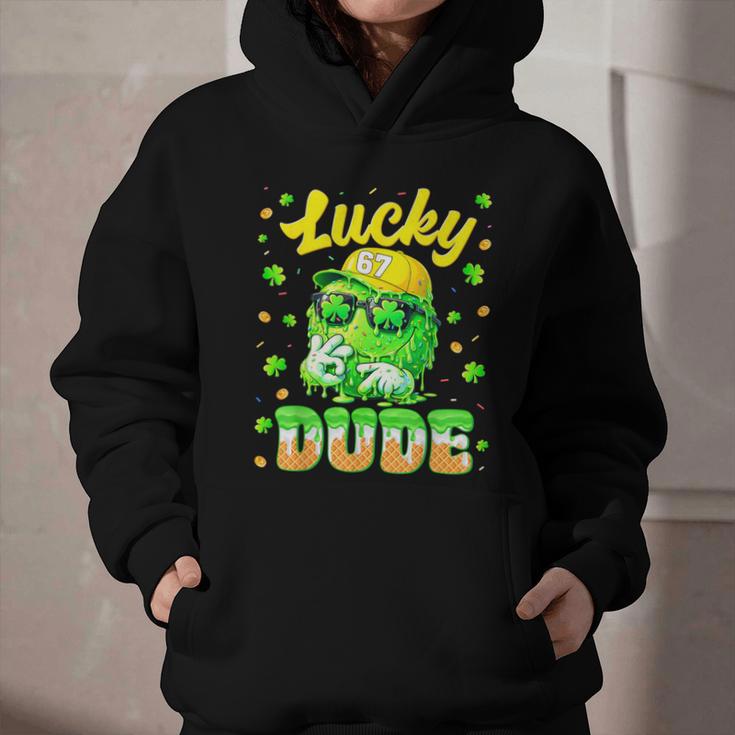 Lucky Dude Drip Baseball Shamrock St Patrick Men Boy Youth Graphic Youth Hoodie Lucky Dude Drip Baseball Shamrock St Patrick Men Boy Youth Graphic Youth Hoodie