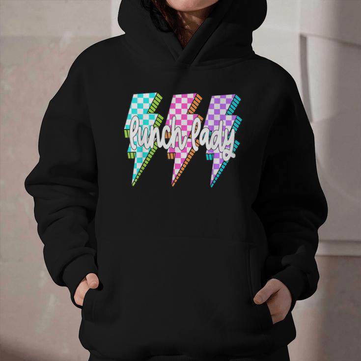 Lunch Lady Back To School Checkered First Day Of School Graphic Youth Hoodie Lunch Lady Back To School Checkered First Day Of School Graphic Youth Hoodie