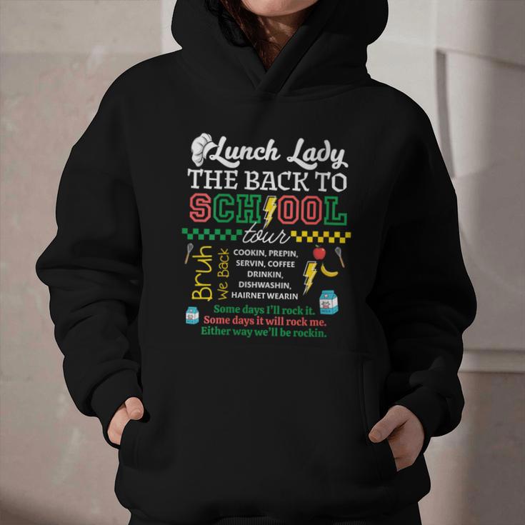 Lunch Lady Food Humor Back To School Tour Graphic Youth Hoodie Lunch Lady Food Humor Back To School Tour Graphic Youth Hoodie