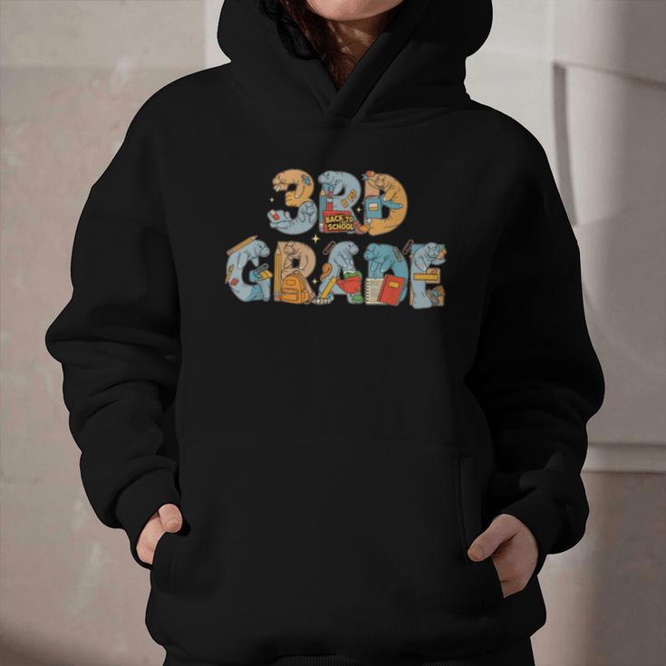 Manatee Third Grade Back To School Kids Boys Girls Graphic Youth Hoodie