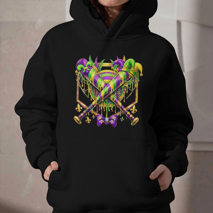 Mardi Gras Baseball Jester Hat New Orleans Men Women Kid Graphic Youth Hoodie Mardi Gras Baseball Jester Hat New Orleans Men Women Kid Graphic Youth Hoodie