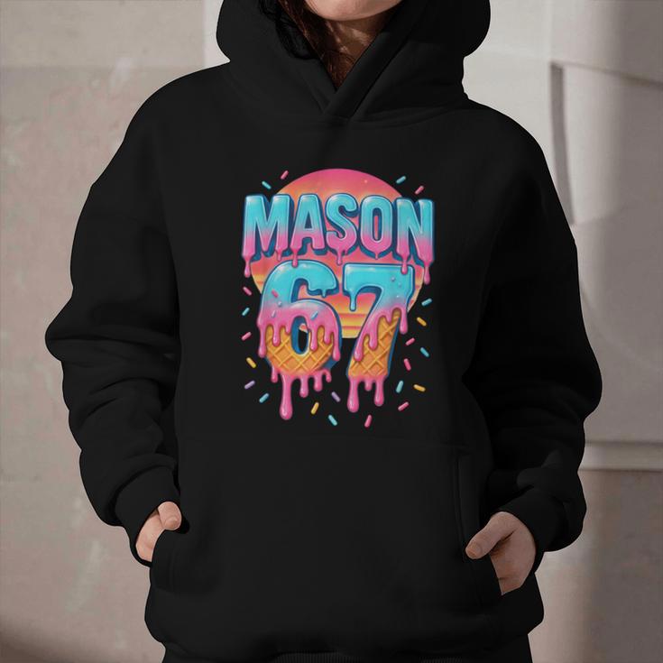 Mason 67 Costume Ice Cream Baseball Drip 6 7 Meme Six Seven Graphic Youth Hoodie Mason 67 Costume Ice Cream Baseball Drip 6 7 Meme Six Seven Graphic Youth Hoodie