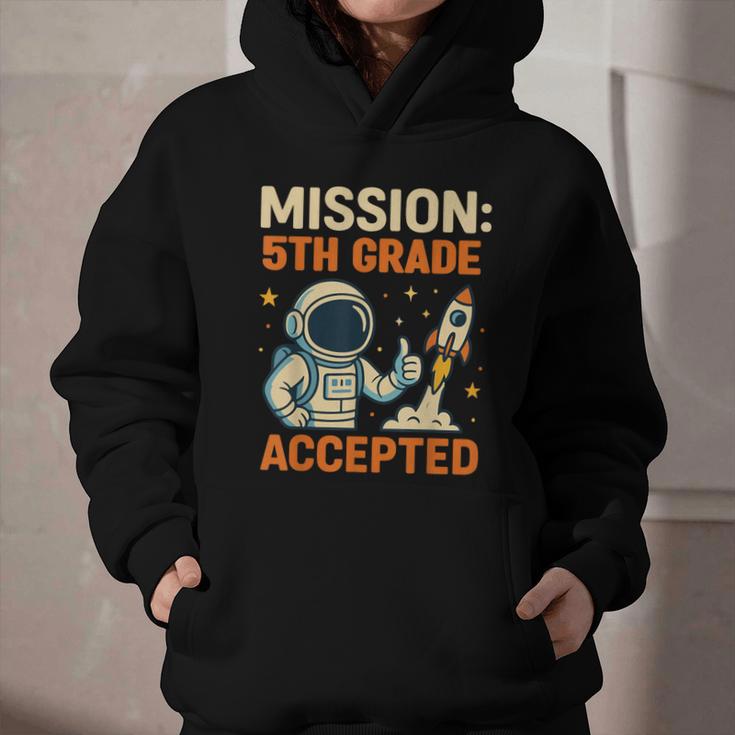 Mission Fifth 5th Grade Accepted Astronaut Back To School Graphic Youth Hoodie Mission Fifth 5th Grade Accepted Astronaut Back To School Graphic Youth Hoodie