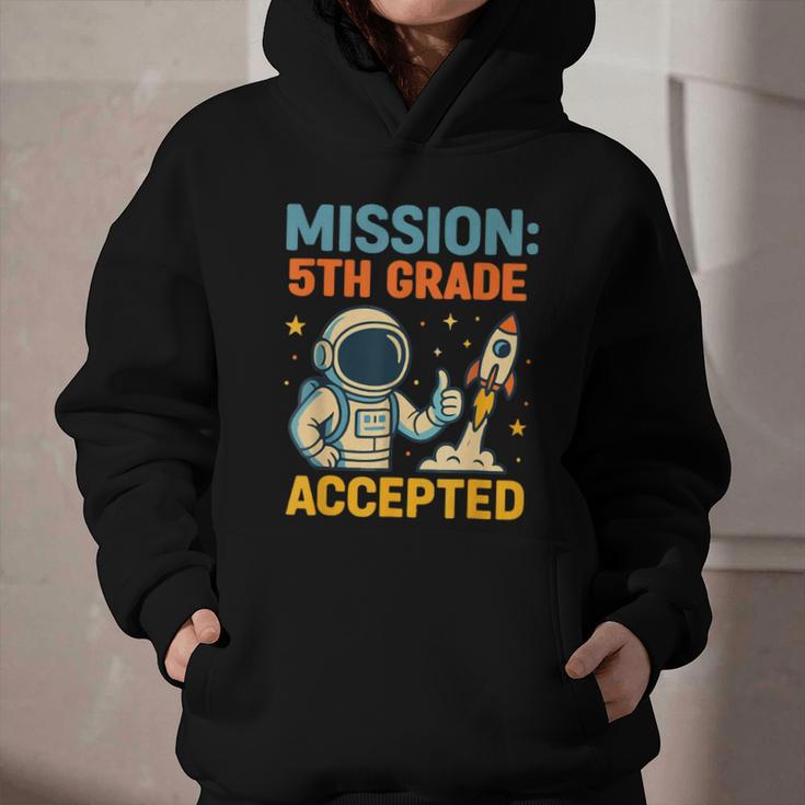 Mission Fifth 5th Grade Accepted Back To School Vintage Graphic Youth Hoodie Mission Fifth 5th Grade Accepted Back To School Vintage Graphic Youth Hoodie