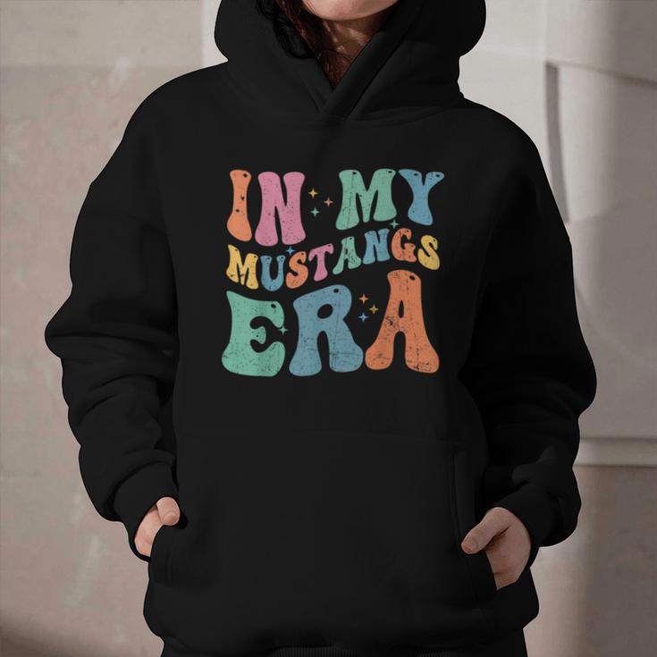 In My Mustangs Era Back To School Spirit Game Retro Groovy Graphic Youth Hoodie In My Mustangs Era Back To School Spirit Game Retro Groovy Graphic Youth Hoodie