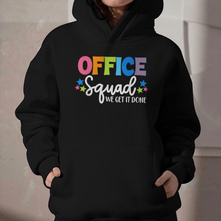 Office Squad We Get It Done Back To School First Day Graphic Youth Hoodie Office Squad We Get It Done Back To School First Day Graphic Youth Hoodie