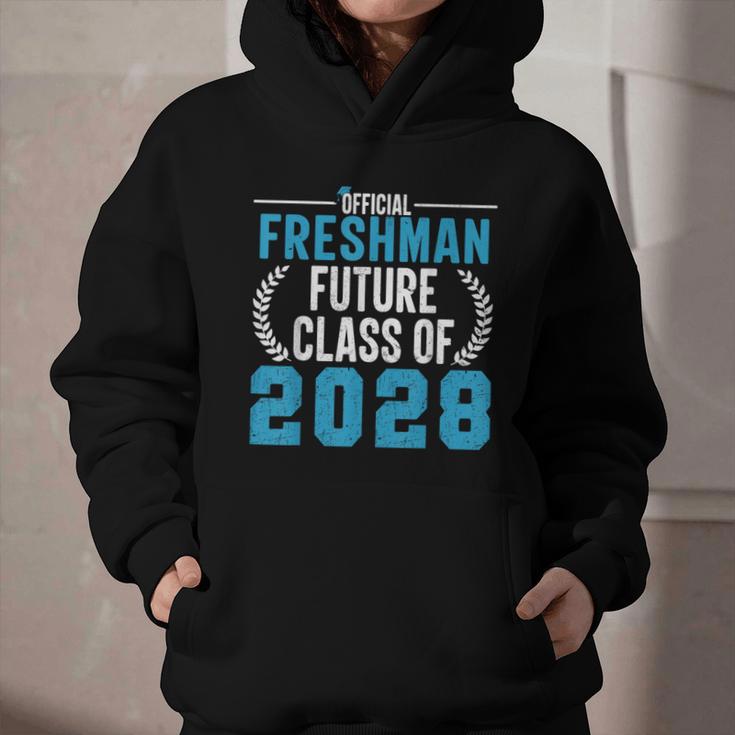 Official Freshman Future Class Of 2028 Back To School Graphic Youth Hoodie Official Freshman Future Class Of 2028 Back To School Graphic Youth Hoodie