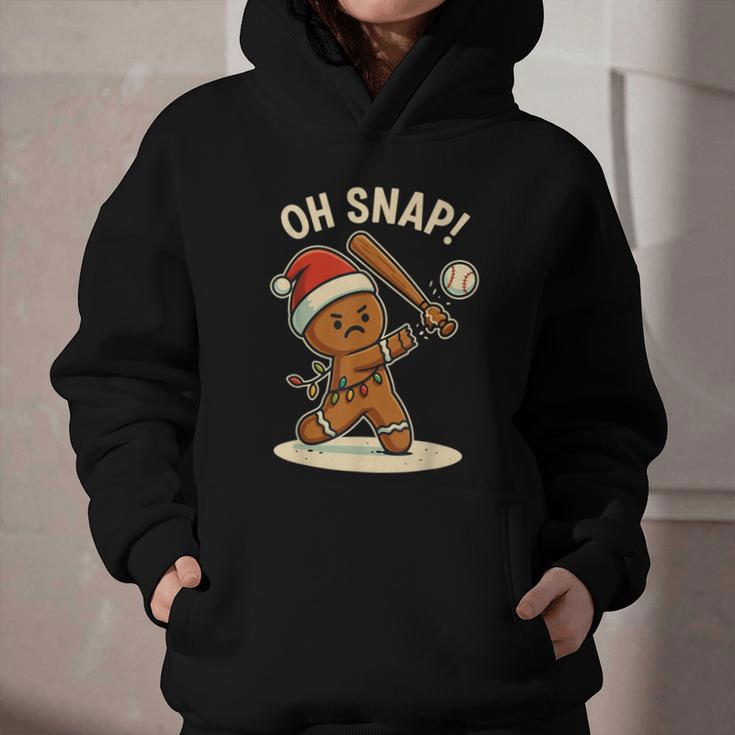 Oh Snap Gingerbreadman Baseball Christmas Men Boys Toddlers Graphic Youth Hoodie Oh Snap Gingerbreadman Baseball Christmas Men Boys Toddlers Graphic Youth Hoodie