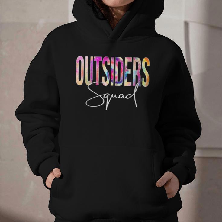 Outsiders Squad Tie Dye Back To School Women Appreciation Graphic Youth Hoodie Outsiders Squad Tie Dye Back To School Women Appreciation Graphic Youth Hoodie