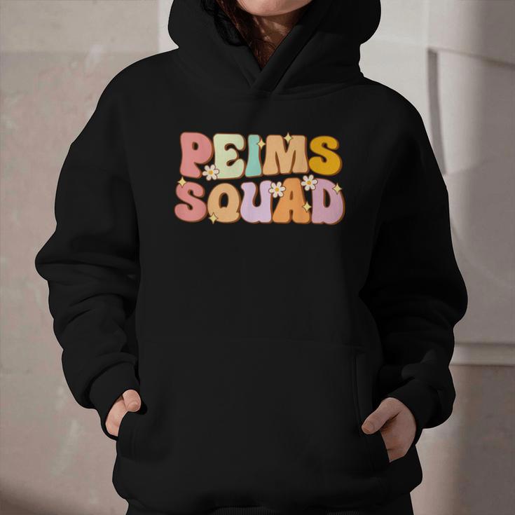 PEIMS Squad Groovy Back To School Women Appreciation Graphic Youth Hoodie PEIMS Squad Groovy Back To School Women Appreciation Graphic Youth Hoodie