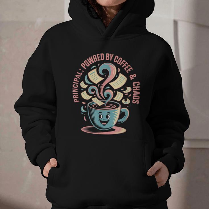 Powered By Coffee Principal Appreciation Back To School Graphic Youth Hoodie Powered By Coffee Principal Appreciation Back To School Graphic Youth Hoodie