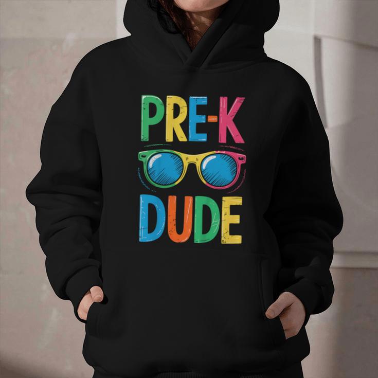 Pre-K Dude Shirt Back To School First Day Of Preschool Boy Graphic Youth Hoodie