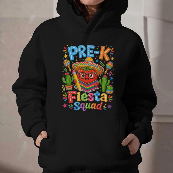 Pre-K Fiesta Squad Cute Tomato Back To School Party Graphic Youth Hoodie Pre-K Fiesta Squad Cute Tomato Back To School Party Graphic Youth Hoodie