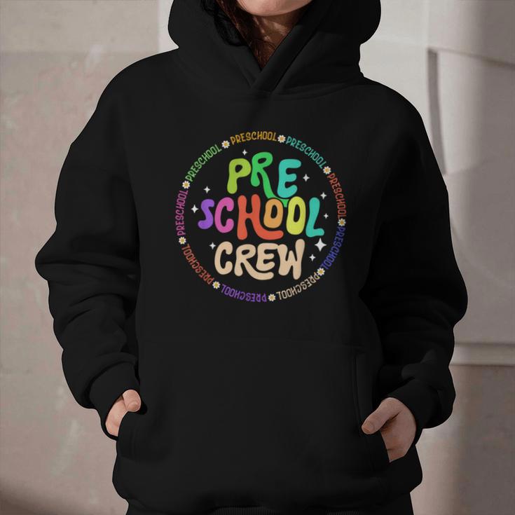 Preschool Crew Team Back To School First Day Of School Graphic Youth Hoodie Preschool Crew Team Back To School First Day Of School Graphic Youth Hoodie