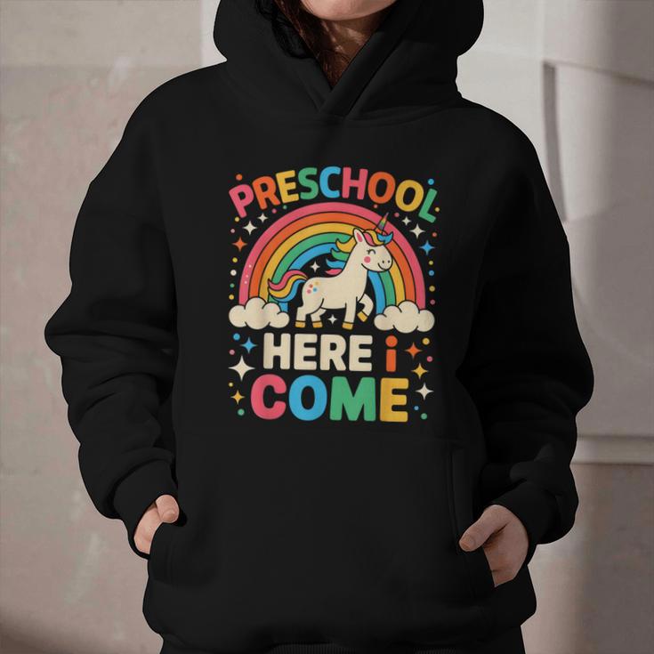 Preschool Here I Come Unicorn Back To School Preschool Girls Graphic Youth Hoodie Preschool Here I Come Unicorn Back To School Preschool Girls Graphic Youth Hoodie