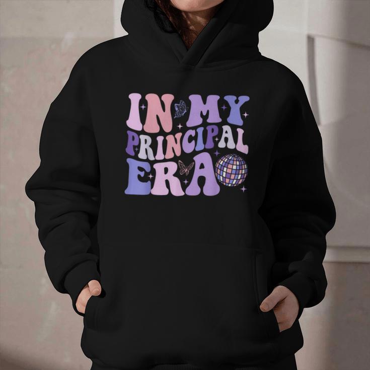 In My Principal Era Groovy School Headmaster Back To School Graphic Youth Hoodie In My Principal Era Groovy School Headmaster Back To School Graphic Youth Hoodie