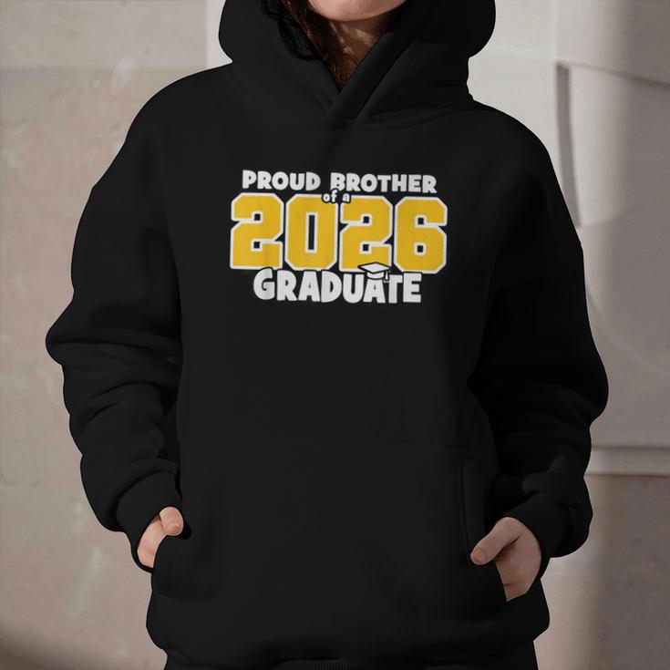 Proud Brother Of 2026 Graduate Matching Back To School GY Graphic Youth Hoodie Proud Brother Of 2026 Graduate Matching Back To School GY Graphic Youth Hoodie