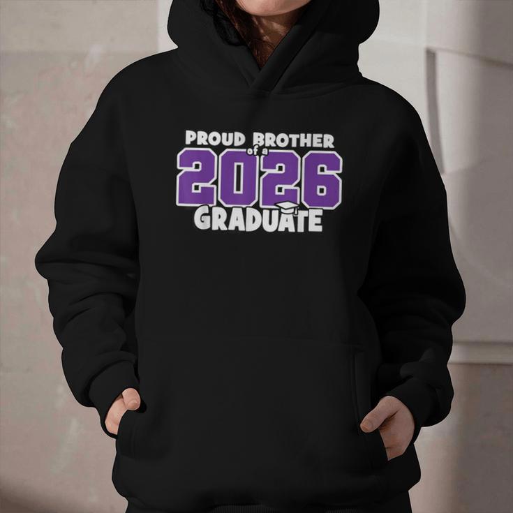Proud Brother Of 2026 Graduate Matching Back To School P Graphic Youth Hoodie Proud Brother Of 2026 Graduate Matching Back To School P Graphic Youth Hoodie