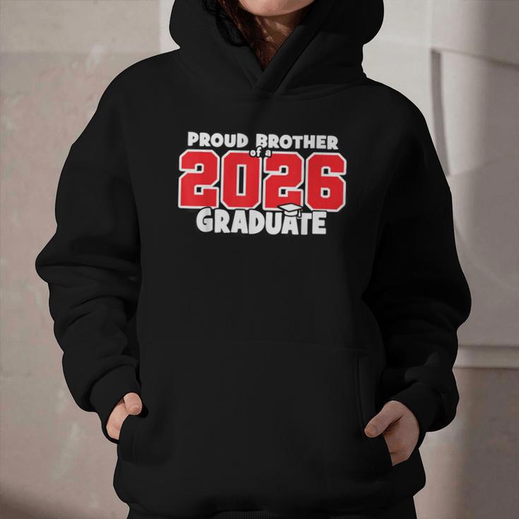 Proud Brother Of 2026 Graduate Matching Back To School R Graphic Youth Hoodie Proud Brother Of 2026 Graduate Matching Back To School R Graphic Youth Hoodie