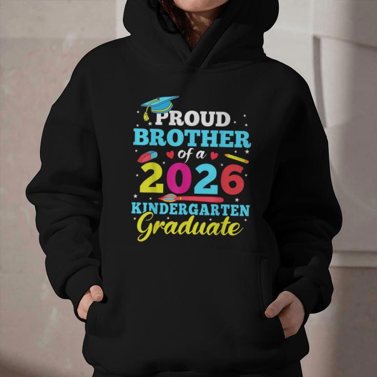 Proud Brother Of 2026 Kindergarten Graduate Back To School Graphic Youth Hoodie Proud Brother Of 2026 Kindergarten Graduate Back To School Graphic Youth Hoodie