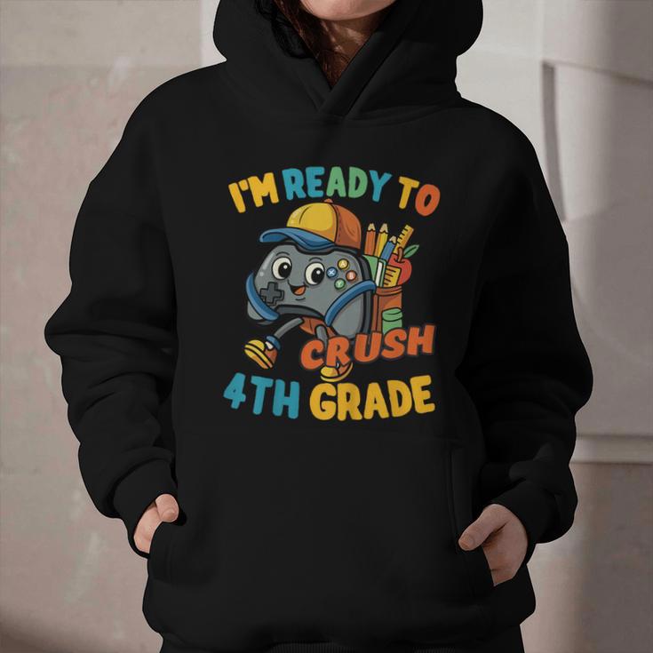 Ready For 4th Grade First Day Back To School Students Graphic Youth Hoodie Ready For 4th Grade First Day Back To School Students Graphic Youth Hoodie
