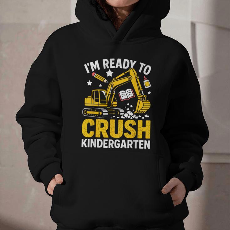 Im Ready To Crush Kindergarten Boys Back To School Graphic Youth Hoodie Im Ready To Crush Kindergarten Boys Back To School Graphic Youth Hoodie