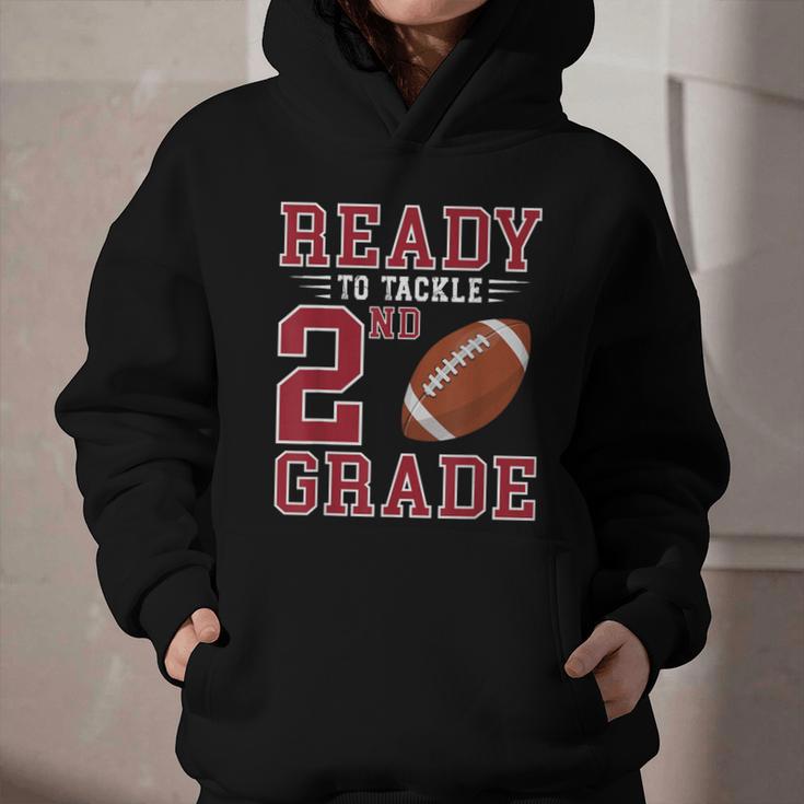 Ready To Tackle 2nd Grade Back To School First Day Of School Graphic Youth Hoodie Ready To Tackle 2nd Grade Back To School First Day Of School Graphic Youth Hoodie