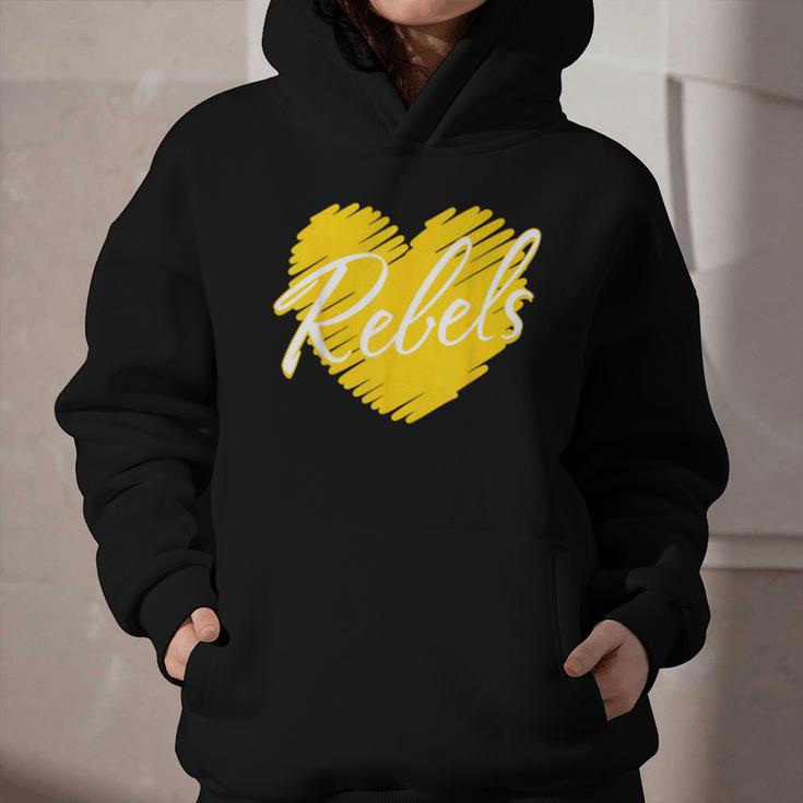 Rebels Heart Back To School Spirit GY Graphic Youth Hoodie Rebels Heart Back To School Spirit GY Graphic Youth Hoodie