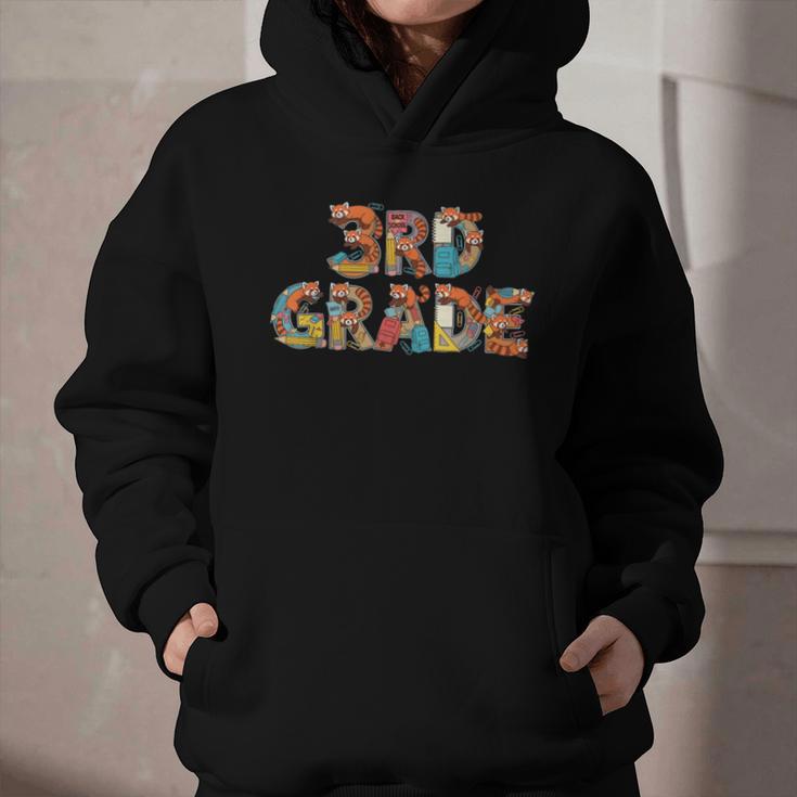 Red Panda Third Grade Back To School Kids Boys Girls Graphic Youth Hoodie Red Panda Third Grade Back To School Kids Boys Girls Graphic Youth Hoodie