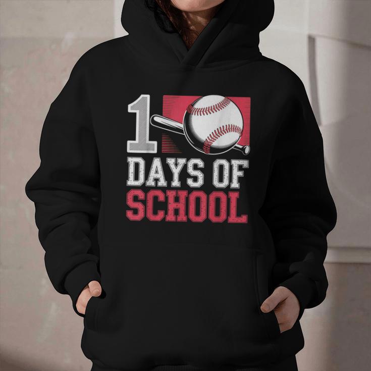 Retro 100 Days Of School Baseball Teacher Student 100 Days Graphic Youth Hoodie Retro 100 Days Of School Baseball Teacher Student 100 Days Graphic Youth Hoodie