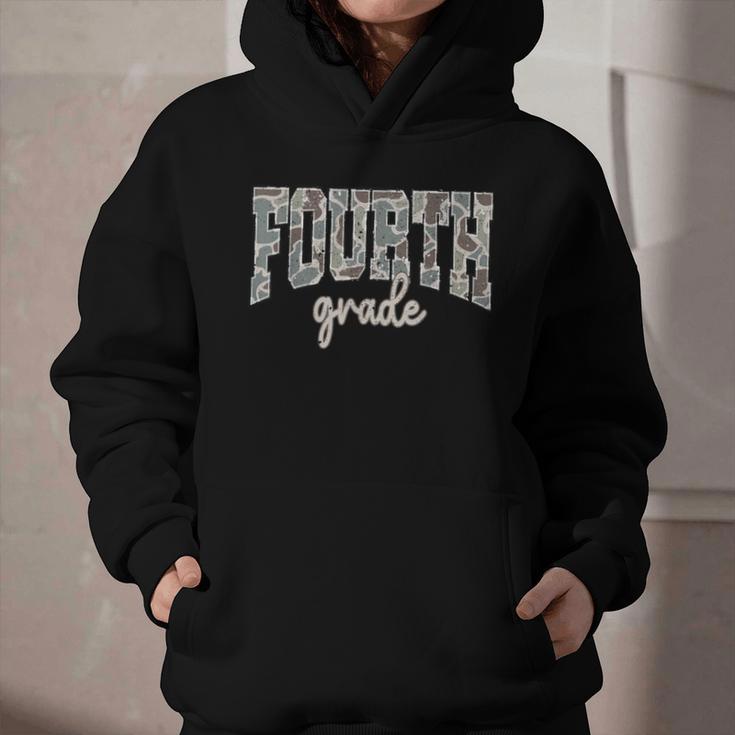 Retro Fourth Grade Back To School Boy Old Camo 4th Grade Kid Graphic Youth Hoodie Retro Fourth Grade Back To School Boy Old Camo 4th Grade Kid Graphic Youth Hoodie