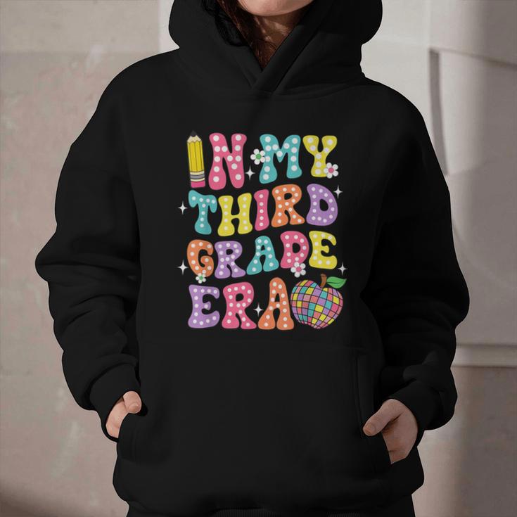Retro Groovy In My Third Grade Era First Day Back To School Graphic Youth Hoodie Retro Groovy In My Third Grade Era First Day Back To School Graphic Youth Hoodie