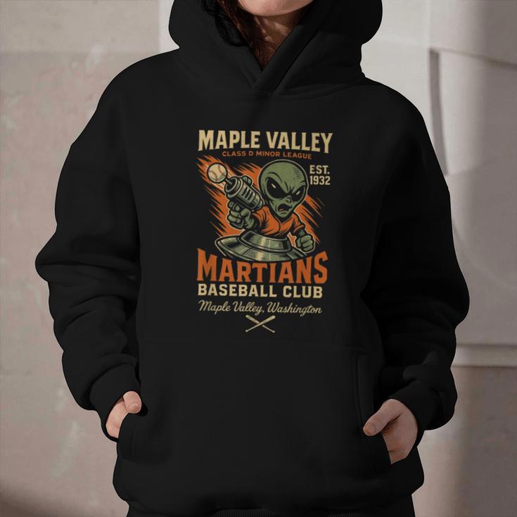 Retro Minor League Maple Valley Martians Baseball Club Graphic Youth Hoodie Retro Minor League Maple Valley Martians Baseball Club Graphic Youth Hoodie