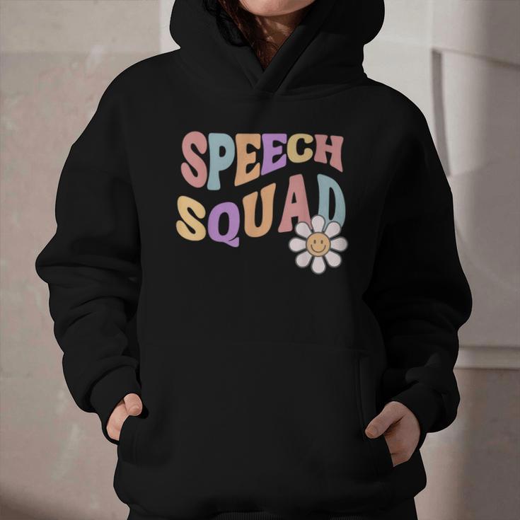 Retro Speech Squad Back To School Speech Therapist SLP Graphic Youth Hoodie Retro Speech Squad Back To School Speech Therapist SLP Graphic Youth Hoodie